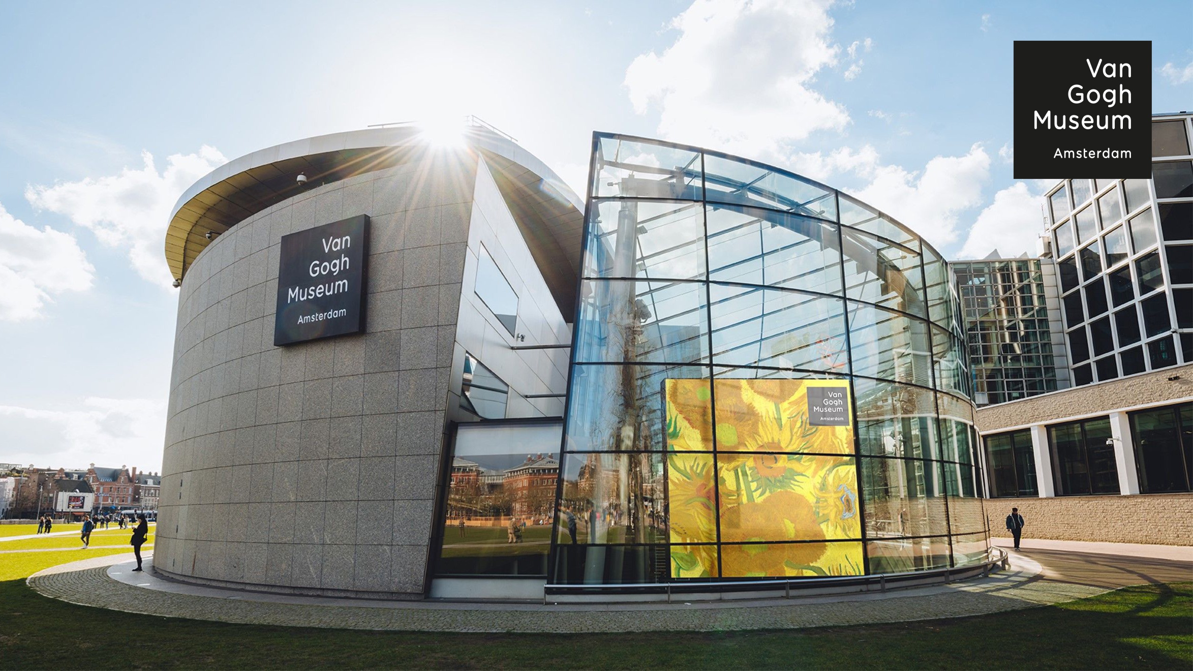 阿姆斯特丹梵高博物馆外观及标志