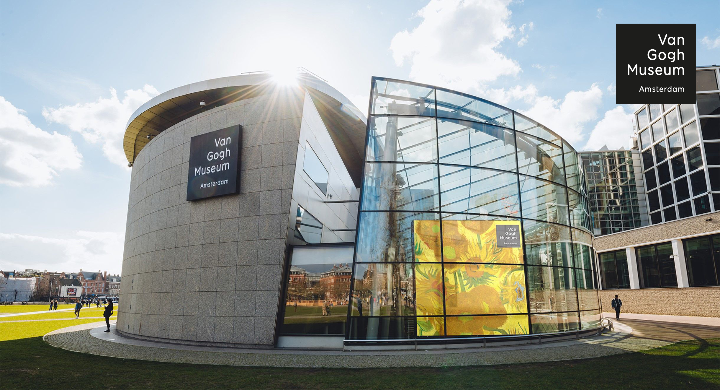 阿姆斯特丹梵高博物馆外观及标志